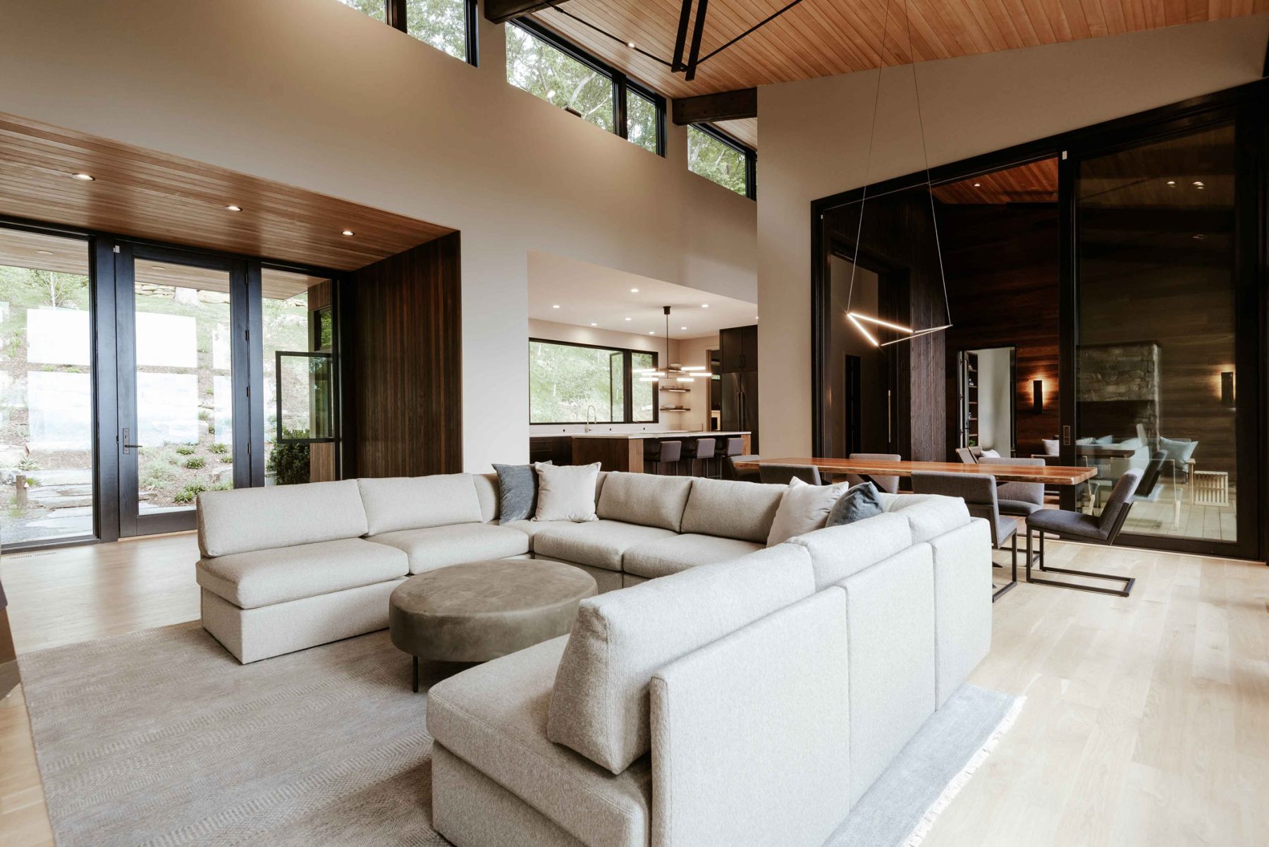 Asheville Custom Home Builder: Interior Living Room Photo by Osada Construction