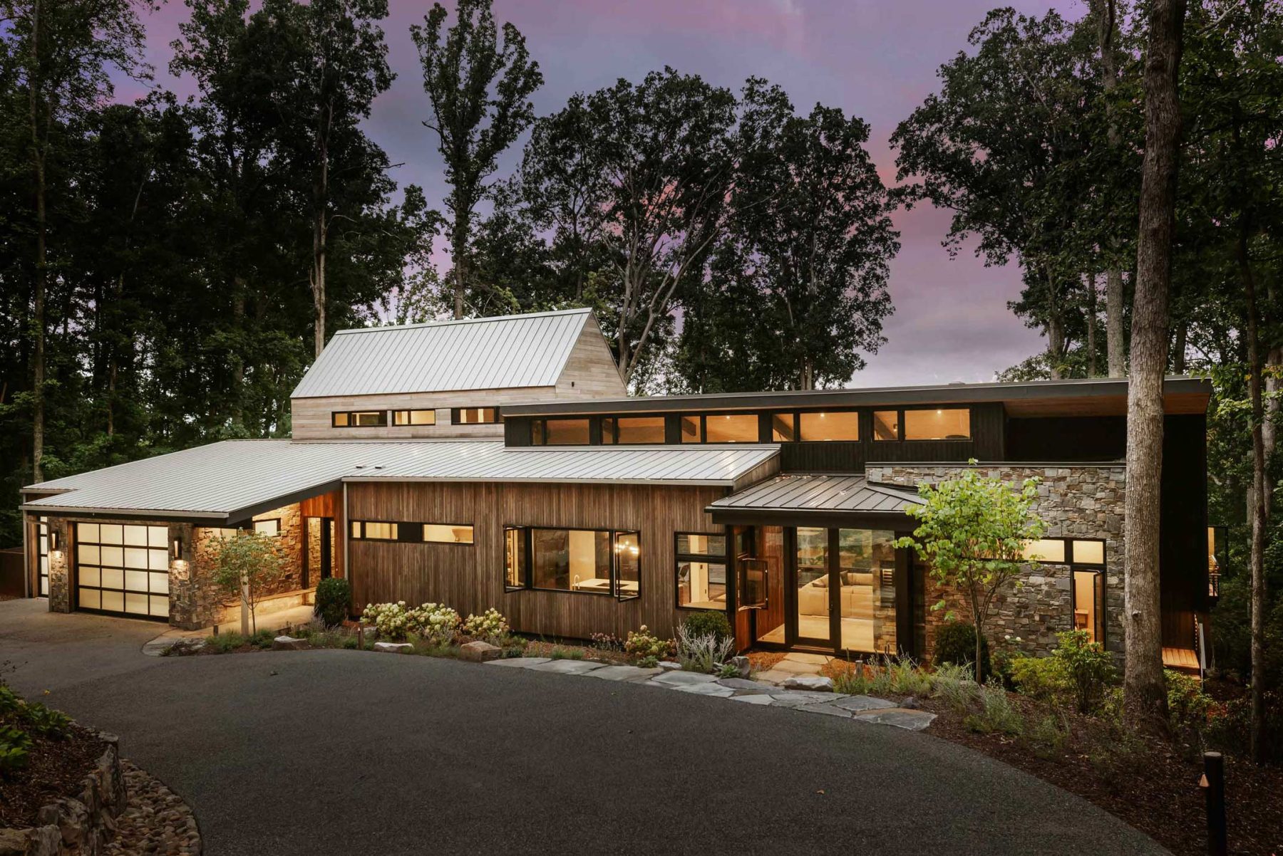 Custom Home Featured On Dwell - Exterior View of Home by Osada Construction