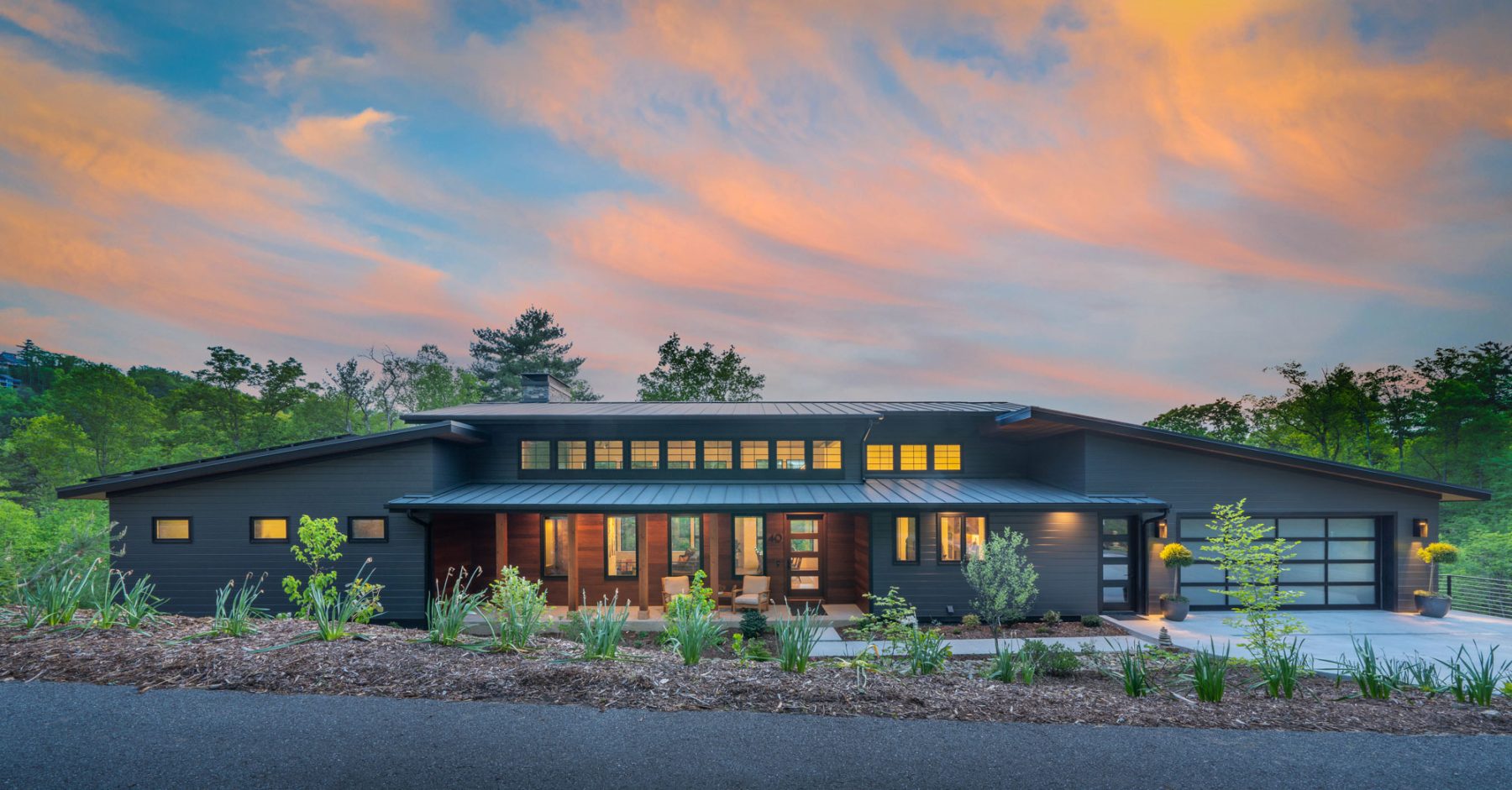 luxury custom home builder in Asheville - Modern Home Design Built by Osada Construction