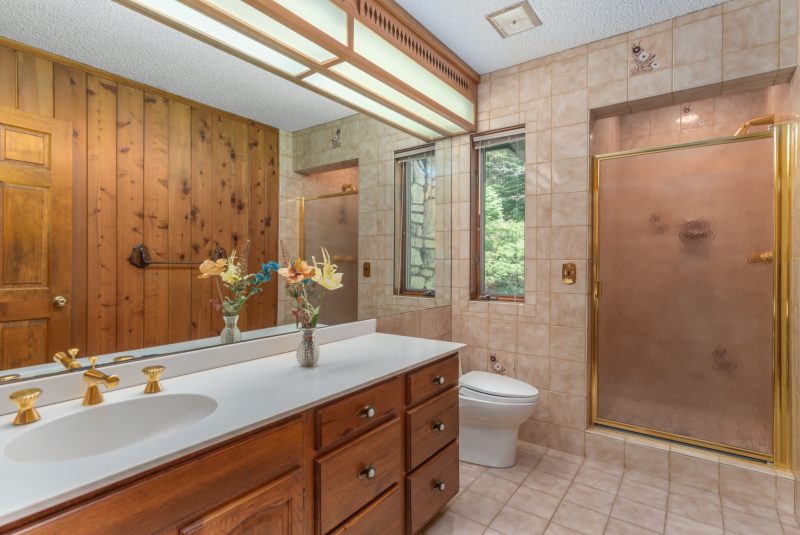 Asheville Midcentury Renovation - before bathroom by Osada Construction