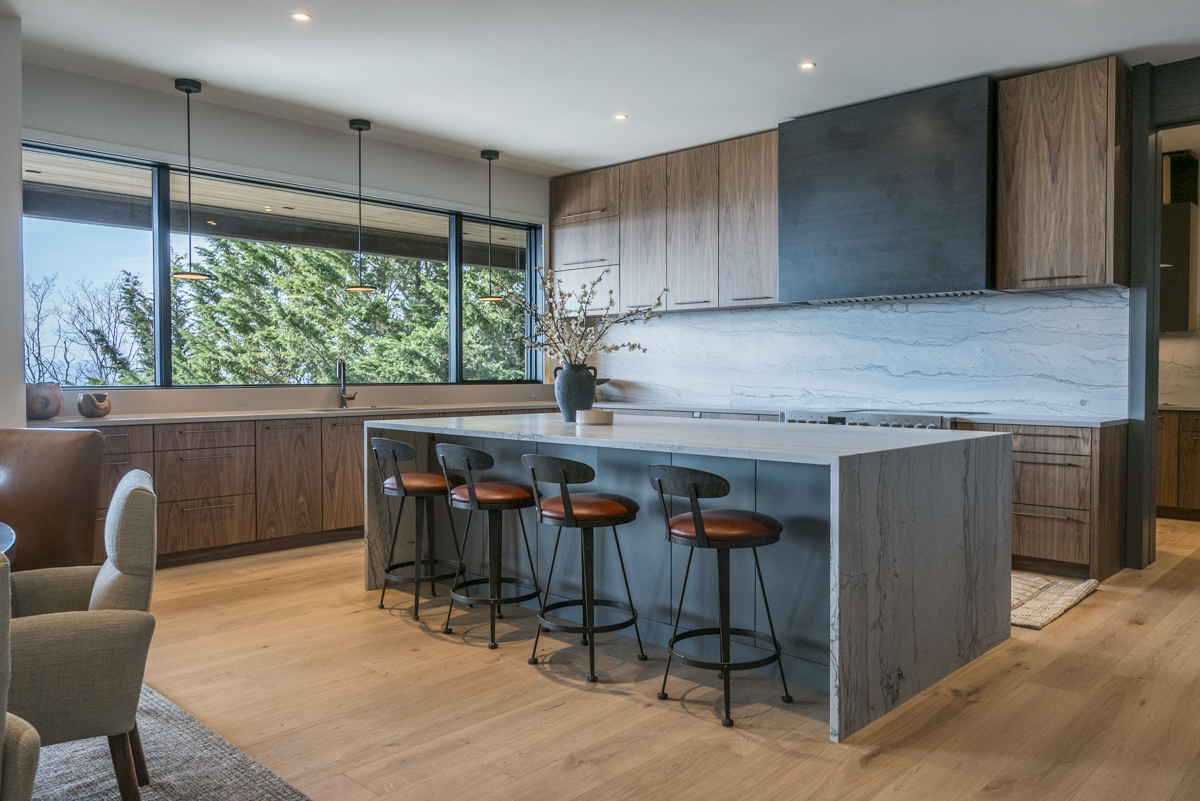 Modern Asheville Renovation after kitchen by Osada Construction