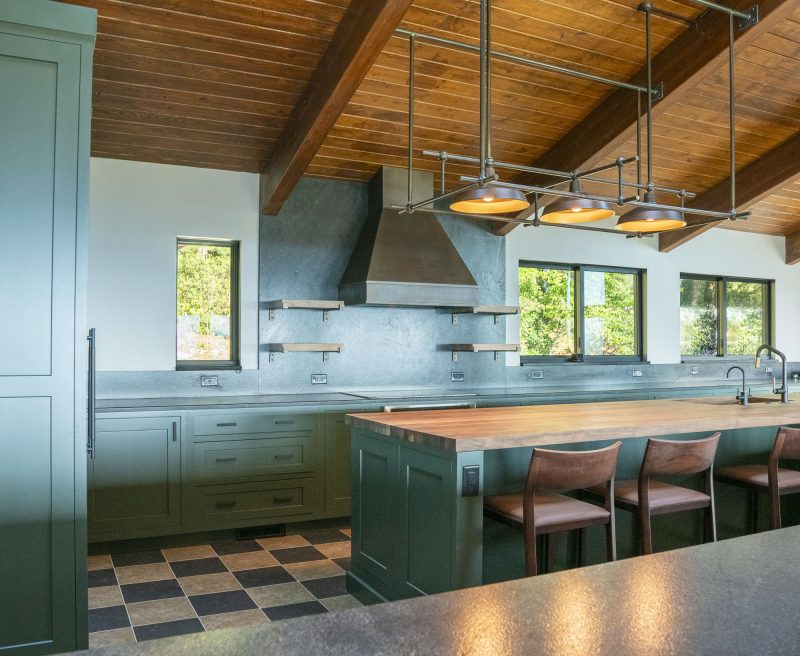 Asheville Midcentury Renovation - after kitchen by Osada Construction