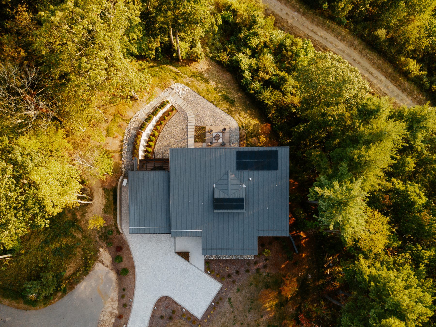 Asheville Home Builder Aerial by Osada Construction
